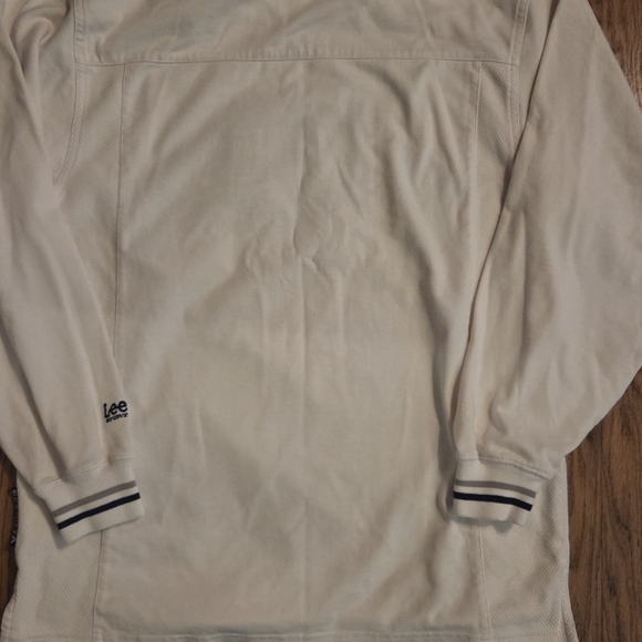 Lee Sport Yankee White And Blue V Neck Jersey S M - Picture 5 of 6